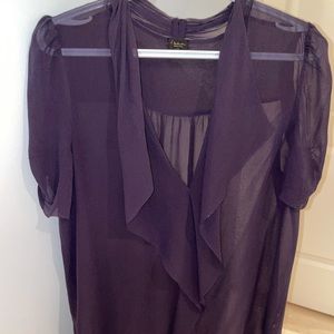 Babaton blouse in purple colour
